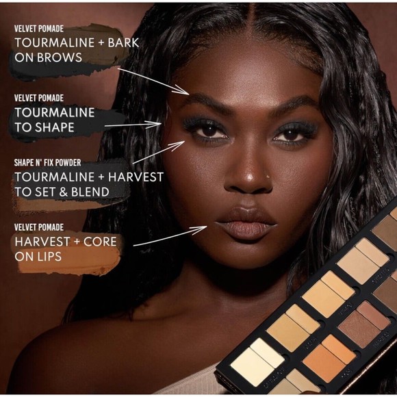 Danessa Myricks Groundwork Defining Neutrals Palette Eyes Brows Face & Lips $99 - Picture 13 of 16